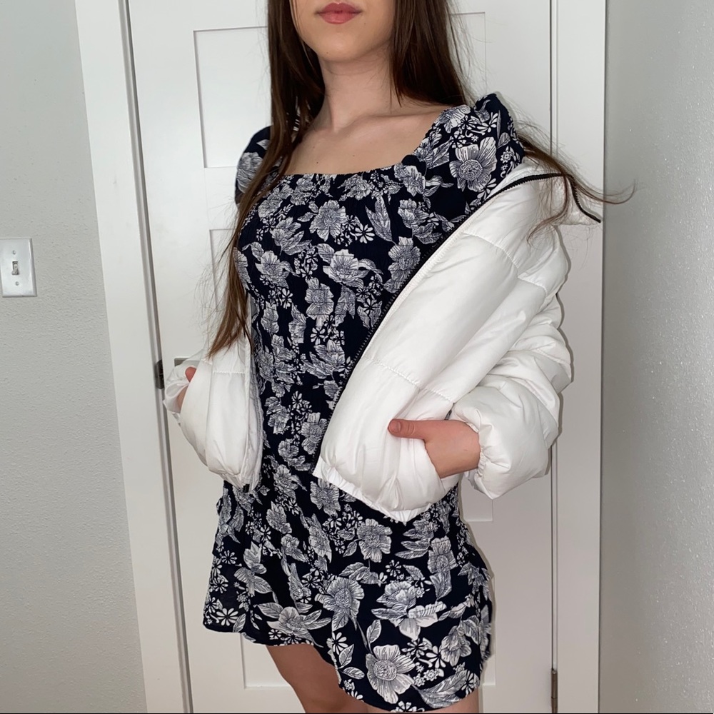 Mini floral dress